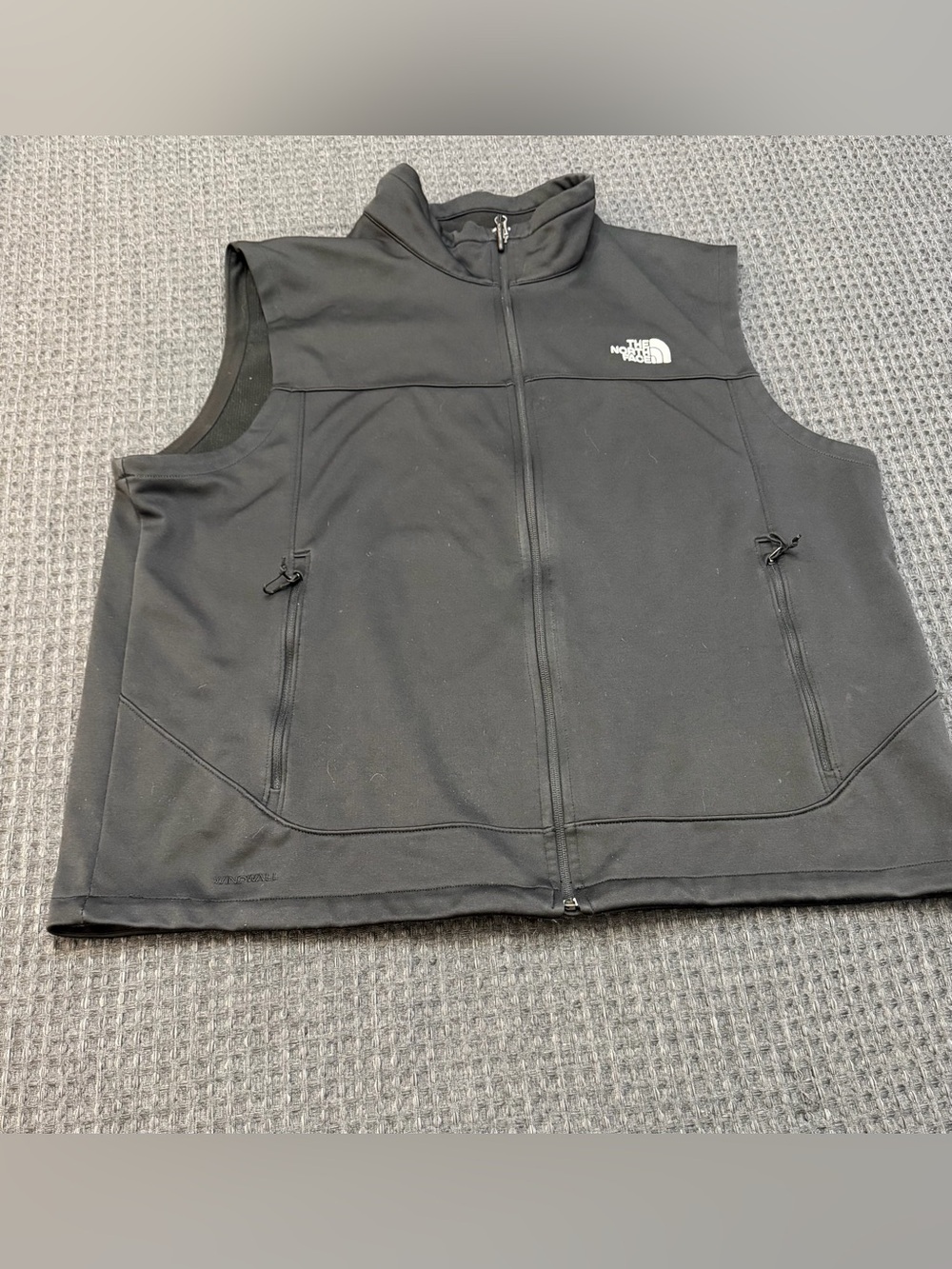 The north face black vest